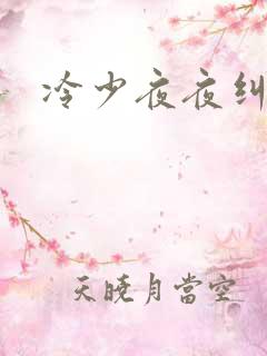 冷少夜夜纠缠