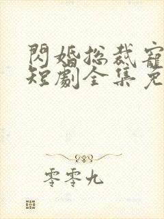 闪婚总裁宠上天短剧全集免费版