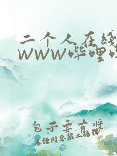二个人在线观看WWW哔哩哔哩