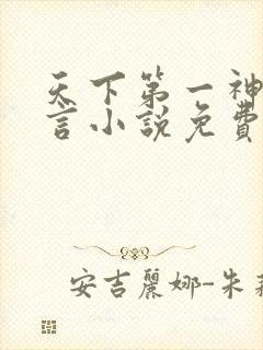 天下第一神功景言小说免费阅读