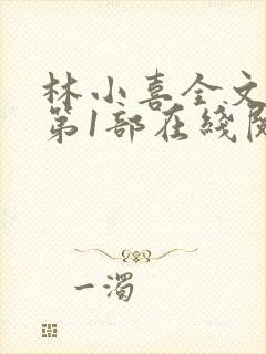 林小喜全文阅读第1部在线阅读