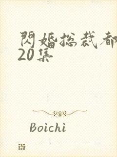 闪婚总裁都很穷20集