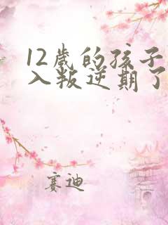 12岁的孩子进入叛逆期了吗