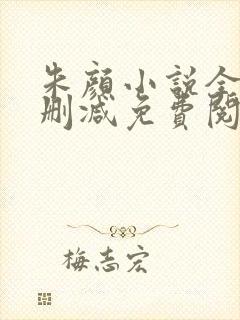 朱颜小说全文无删减免费阅读