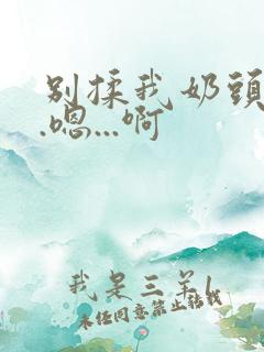 别揉我奶头...嗯...啊