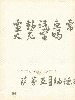 电动汽车需要每天充电吗