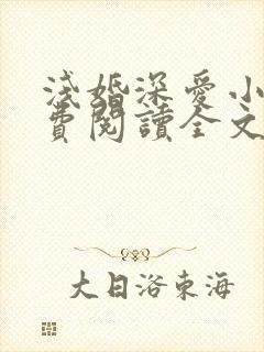 浅婚深爱小说免费阅读全文