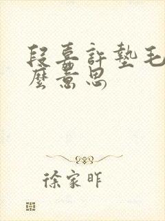 段嘉许垫毛巾什么意思