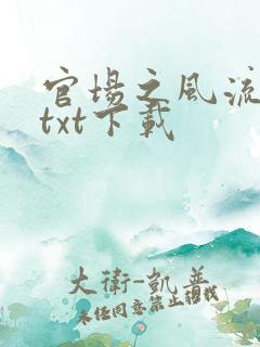 官场之风流人生txt下载