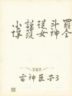 小说从斗罗开始俘获女神全文阅读