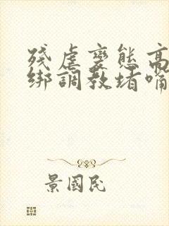 残虐变态高h捆绑调教堵嘴憋尿小说