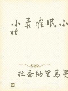 小柔催眠小说txt