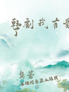 韩剧 我有爱人了