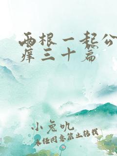 两根一起公憩止痒三十篇