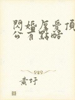 闪婚厚爱顶级老公有点酷