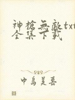 神枪无敌txt全集下载