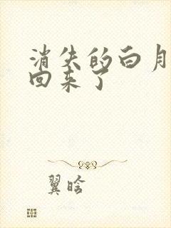消失的白月光又回来了