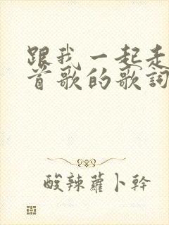 跟我一起走是哪首歌的歌词