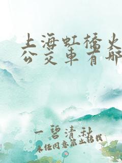 上海虹桥火车站公交车有哪些