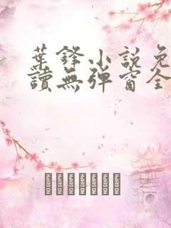 叶锋小说免费阅读无弹窗全文