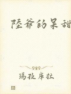 陆爷的呆甜萌妻