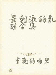 最刺激的乱惀小说合集