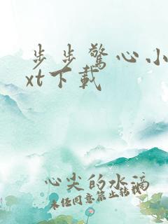 步步惊心小说txt下载