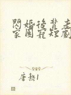 闪婚后背老公全家团宠短剧