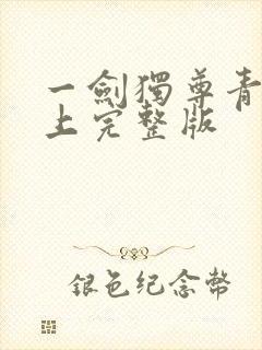 一剑独尊青鸾峰上完整版