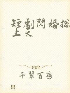 短剧闪婚总裁宠上天
