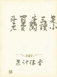 斗罗唐三是我哥免费阅读小说