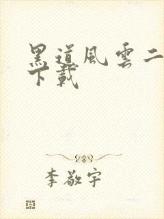 黑道风云二十年下载