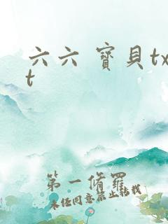 六六 宝贝txt