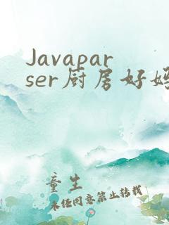Javaparser厨房好妈妈