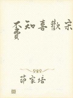 不知喜欢宋棉免费