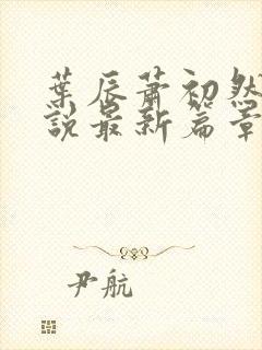 叶辰萧初然的小说最新篇章