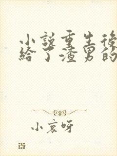 小说重生后我嫁给了渣男的死对头阅读