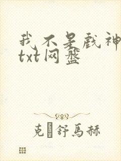 我不是戏神小说txt网盘