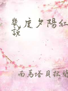 几度夕阳红 小说