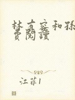 林有容和孙晴免费阅读