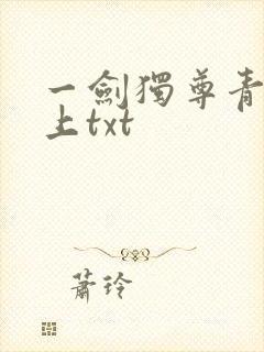 一剑独尊青鸾峰上txt