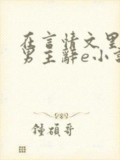 在言情文里撩直男主辞e小说