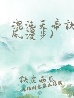 混沌天帝诀(随风漫步)
