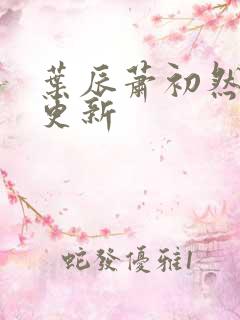 叶辰萧初然继续更新