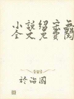 小说绍宋无弹窗全文免费阅读