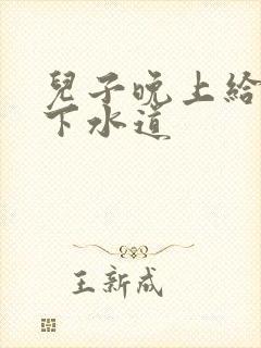 儿子晚上给我通下水道