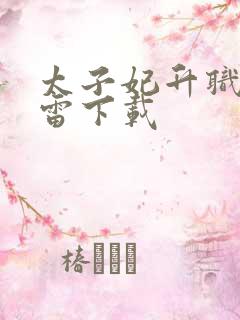 太子妃升职记迅雷下载