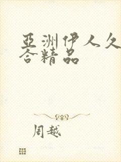 亚洲伊人久久综合精品