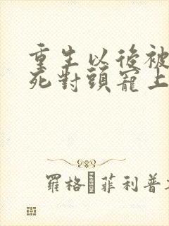 重生以后被渣男死对头宠上天