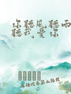 你听风听雨却不听我爱你